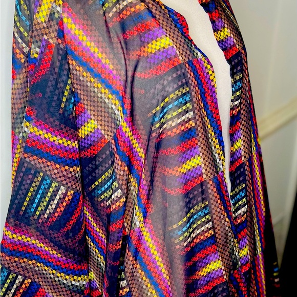 Oversized Kimono Multi-color Print - Picture 8 of 8